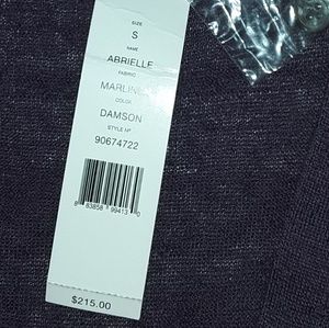 NWT Theory Long Sleeveles Sweater/Cardigan Purple